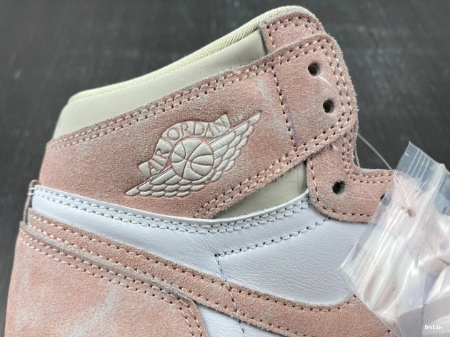 Bmlin Shoes Pink OG Jordan Air Retro (Women's) High 1 Washed FD2596-600 0811